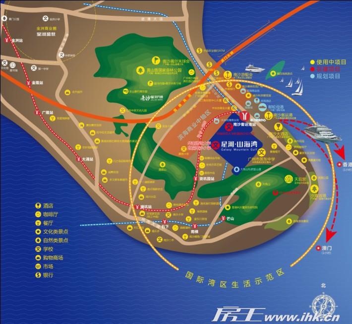 山海湾地图图片
